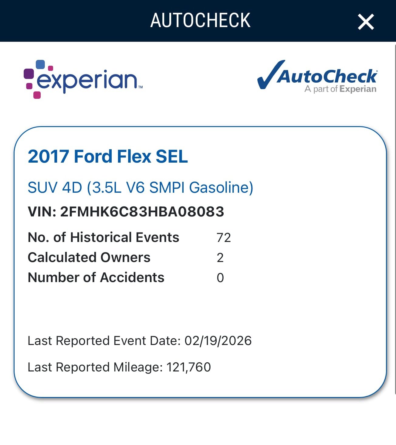 
								2017 Ford Flex SEL full									