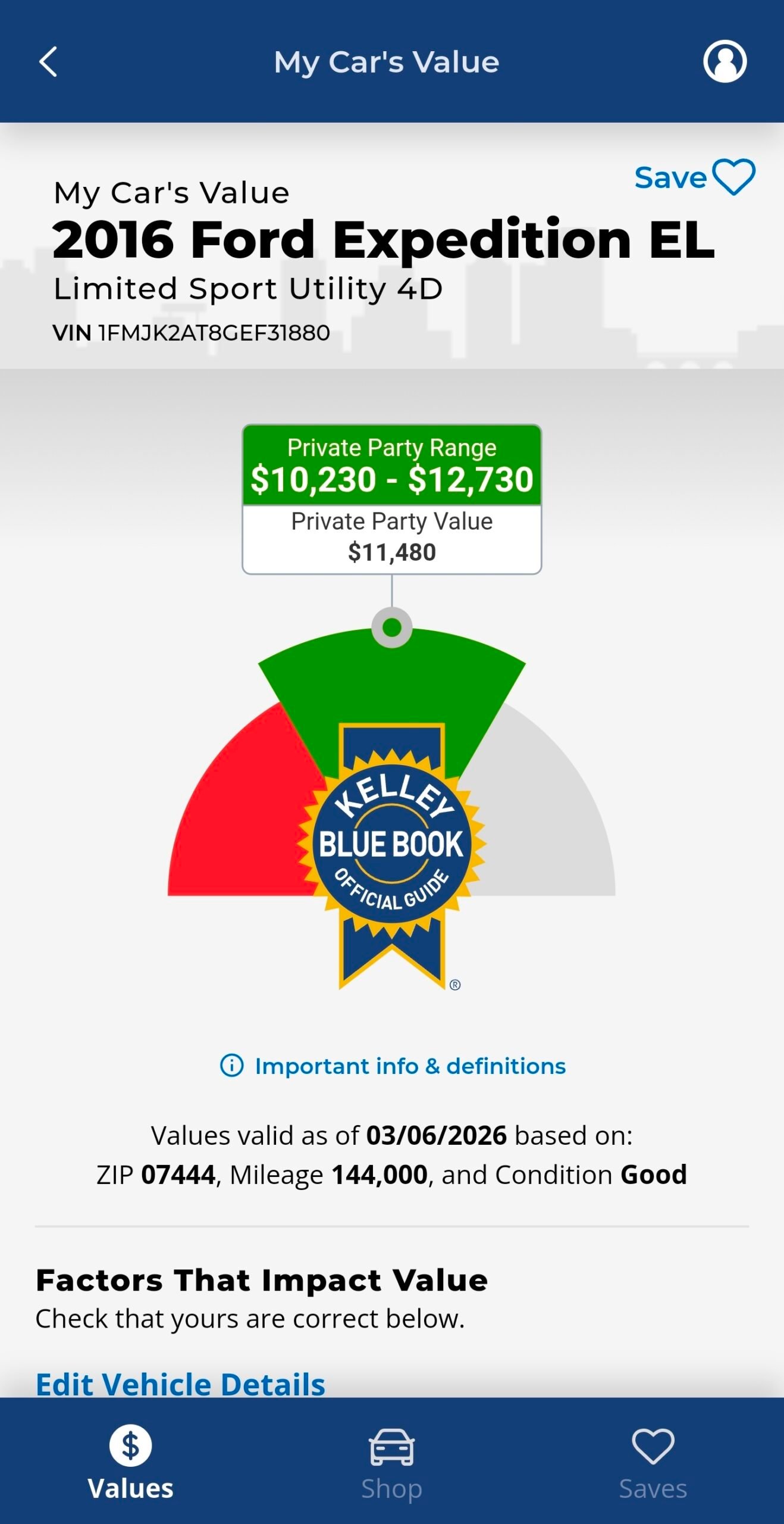 
								2016 Ford Expedition EL Limited full									