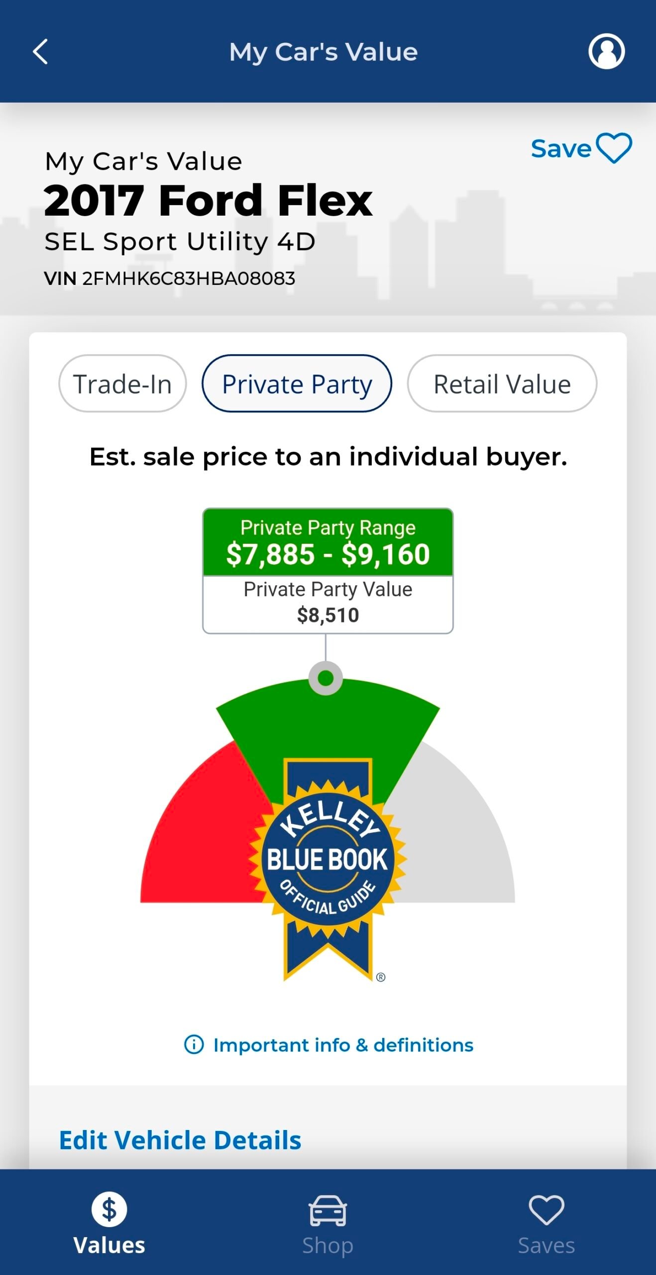 
								2017 Ford Flex SEL full									